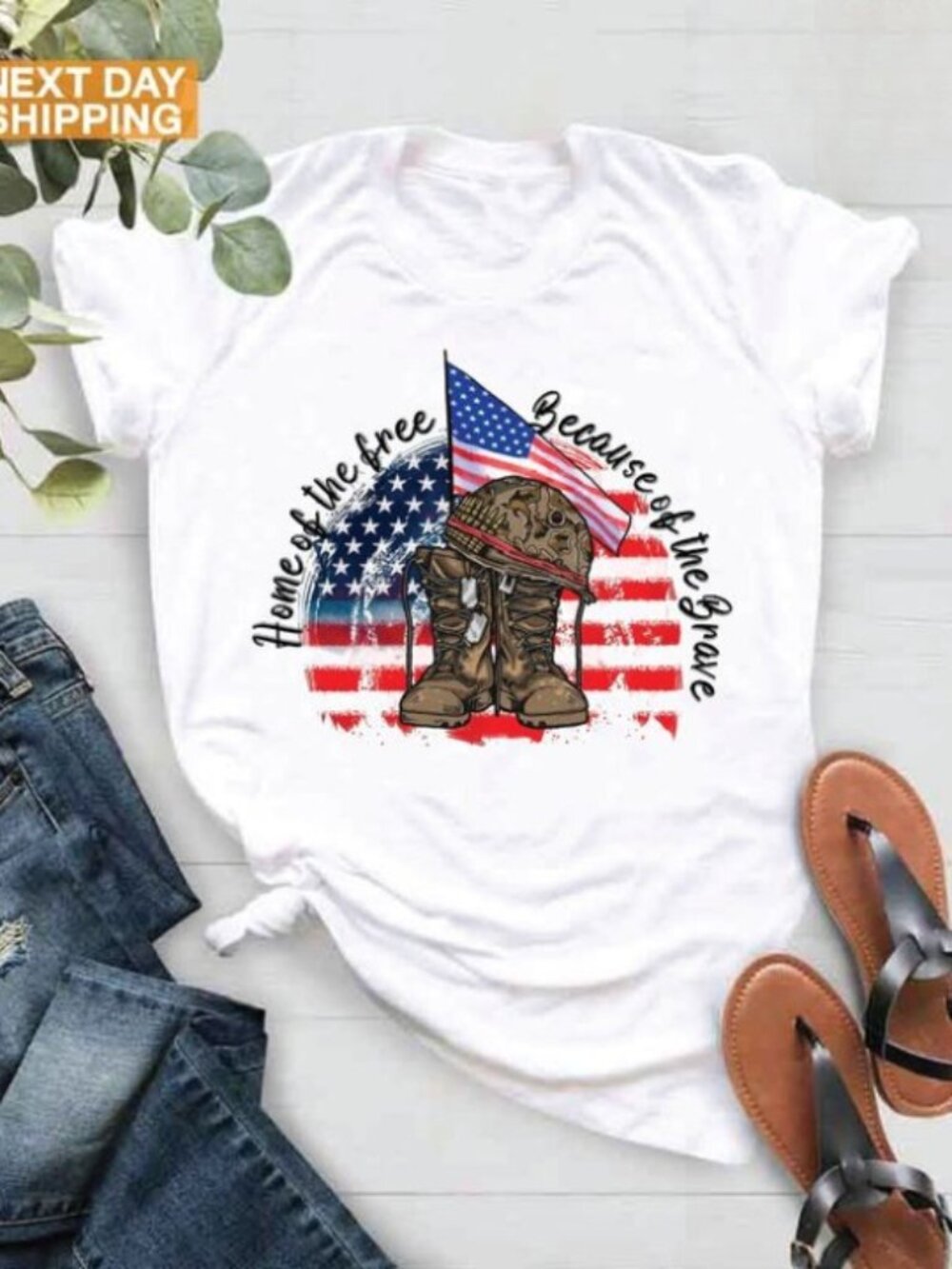 Home of The Free Shirt, 4th of July Gift for Men Women, Patriotic Shirt